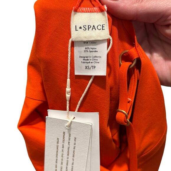 LSPACE Seam-free Marilou One Piece in Berry & Pimento Women’s Size XS - Picture 7 of 9